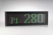 FREE PARKING SPACE INDICATING IP DISPLAY