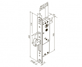 LC307 ABLOY + CY043T