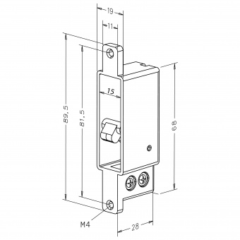 875-10 HZ - Bolt Switch Contact Model 